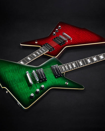 WestCreek Revenge Solid Body Electric Guitar, Heavy Metal Guitar, Right Handed, Alnico Humbucker Pickups, Rounded End Jumbo Frets, Bone nut, Rosewood Fretboard, Mahogany Body