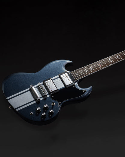 WestCreek RACER Solid Body Electric Guitar, Double Cut guitar, Rounded End Frets, Bone nut, Rosewood Fingerboard, Mahogany Body