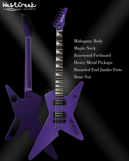 WestCreek Guitars HIGH VOLTAGE（HV）Heavy Metal Solid Body Electric Guitar