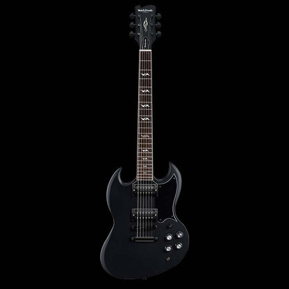 WestCreek RACER Solid Body Electric Guitar, Double Cut guitar, Rounded End Frets, Bone nut, Rosewood Fingerboard, Mahogany Body