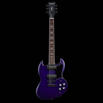 WestCreek RACER Solid Body Electric Guitar, Double Cut guitar, Rounded End Frets, Bone nut, Rosewood Fingerboard, Mahogany Body